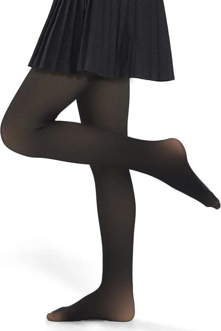 Girls Fleece Tights - Cozy Winter Leggings for School 