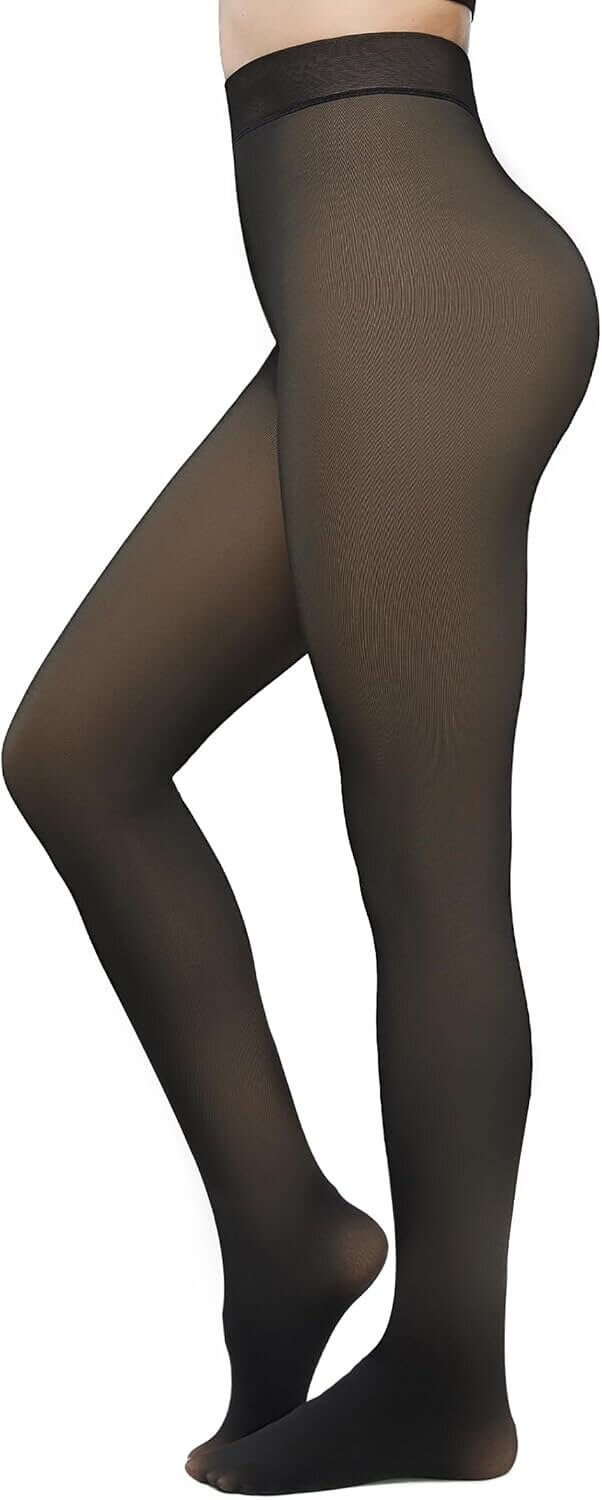 Fleece Lined Tights - Stay Warm and Stylish This Winter - 46% Off!