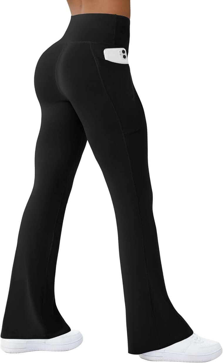 Yoga Flare Pants - Stylish Comfort with Pockets - Now 25% Off!