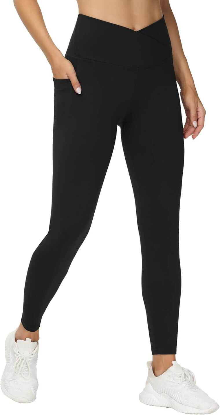 V Cross Waist Leggings - Comfort Meets Style for Every Activity - 13% Off!