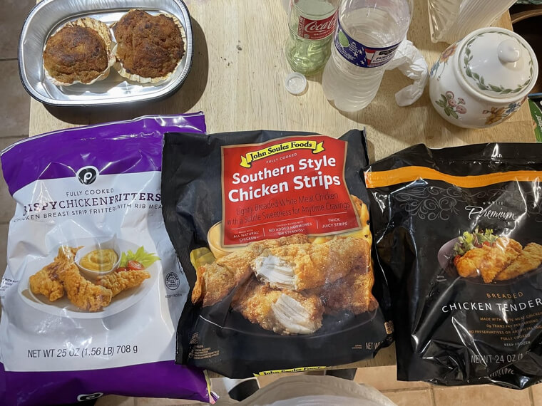 Frozen Chicken Strips