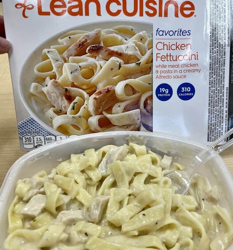 Frozen Pasta With Cream Sauce