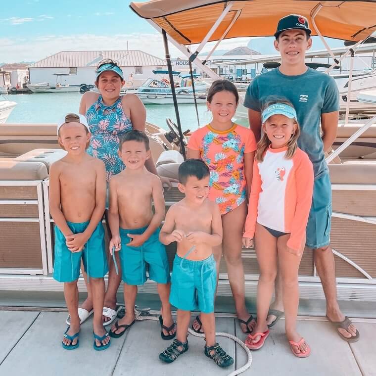 The Siblings' First Boating Trip