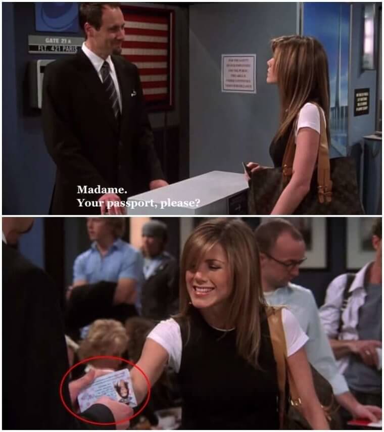 The Stranger On Rachel's Passport