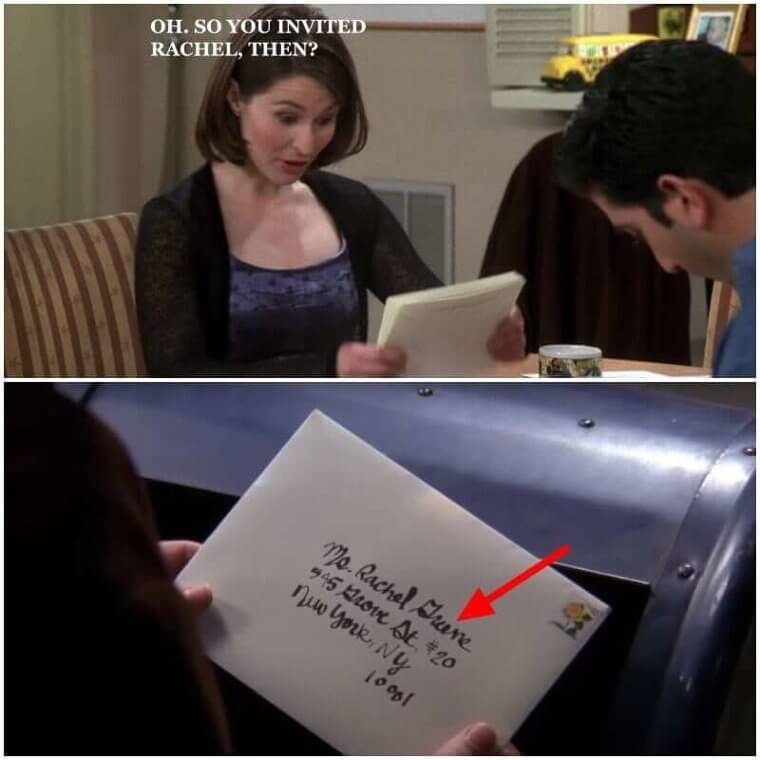 Ross's Awkward Spelling Mistake