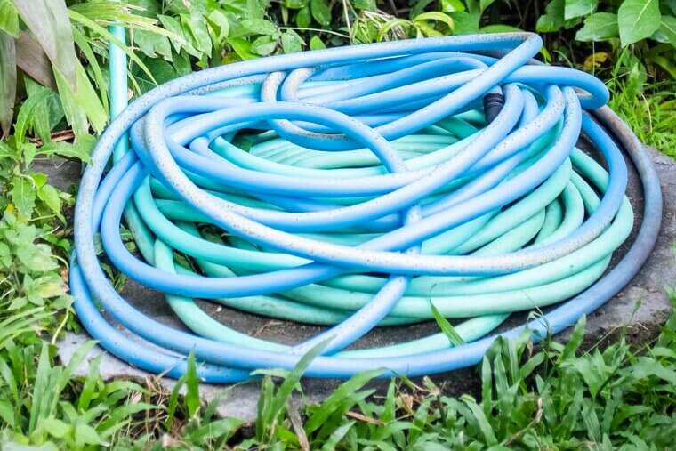 Garden Hoses in the Shed
