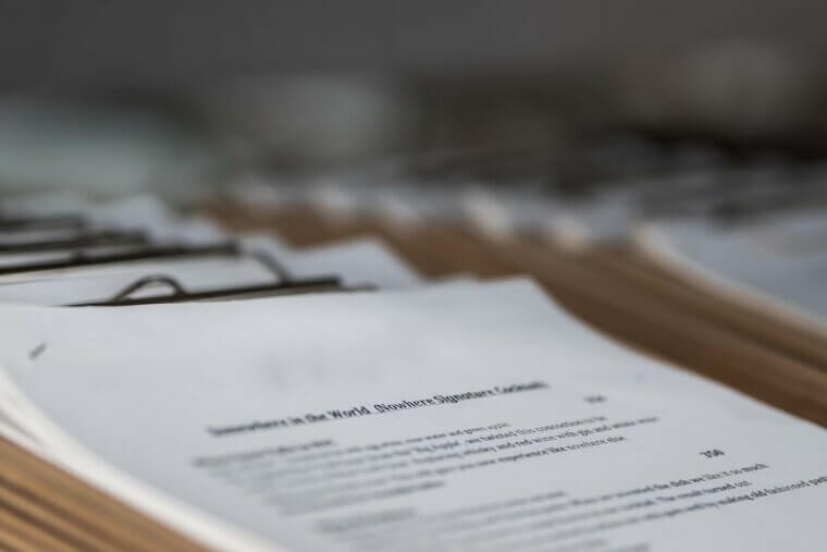 Important Documents in the Shed