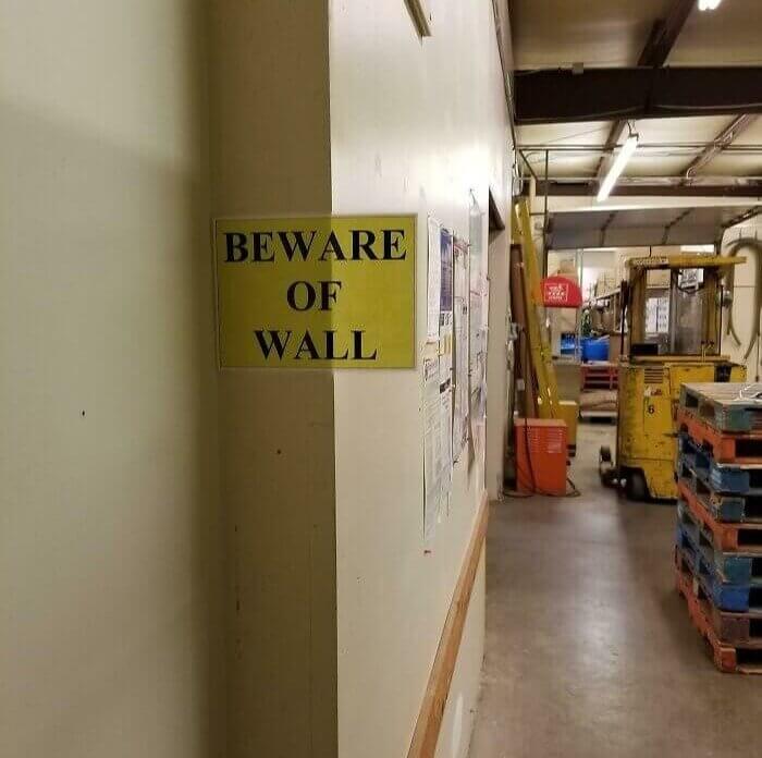 Beware of the Wall