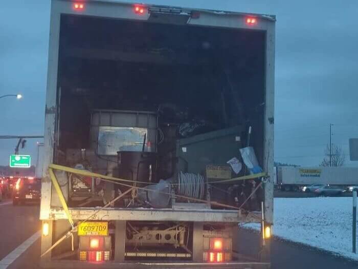 A Moving Truck Without a Door