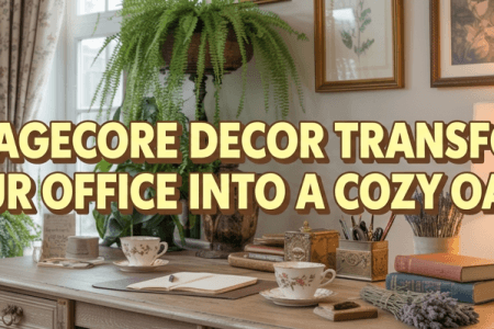 How Cottagecore Decor Turned My Office Into a Cozy Oasis
