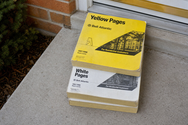 Where Did All the Phone Books Go?