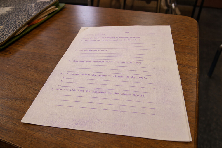 Ditto Machine Worksheets Had That Unforgettable Smell