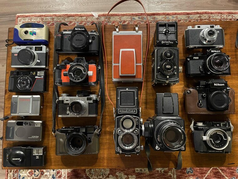 Vinyl Cameras (Film SLRs)