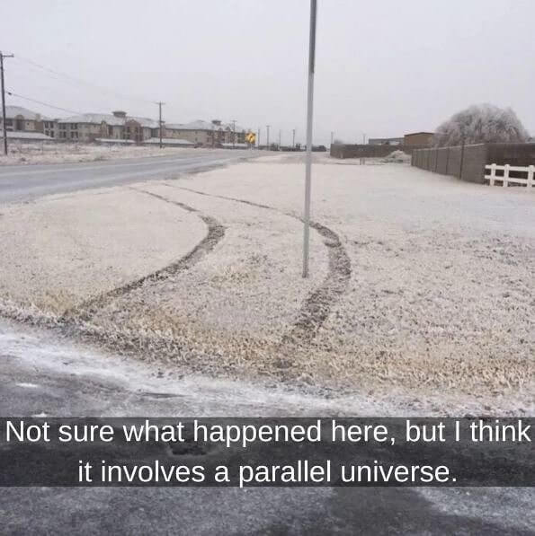 A Ghost Car Drove Through Here