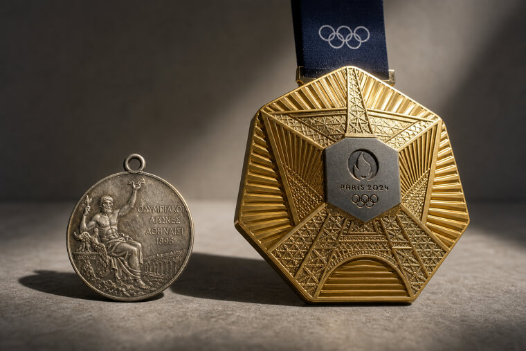 Olympic Gold Medal From 1896 and 2024