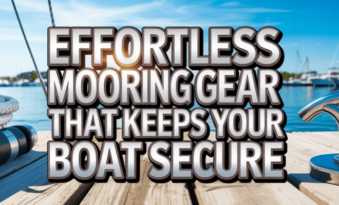 No More Stress: Mooring Gear That Keeps Your Boat Secure