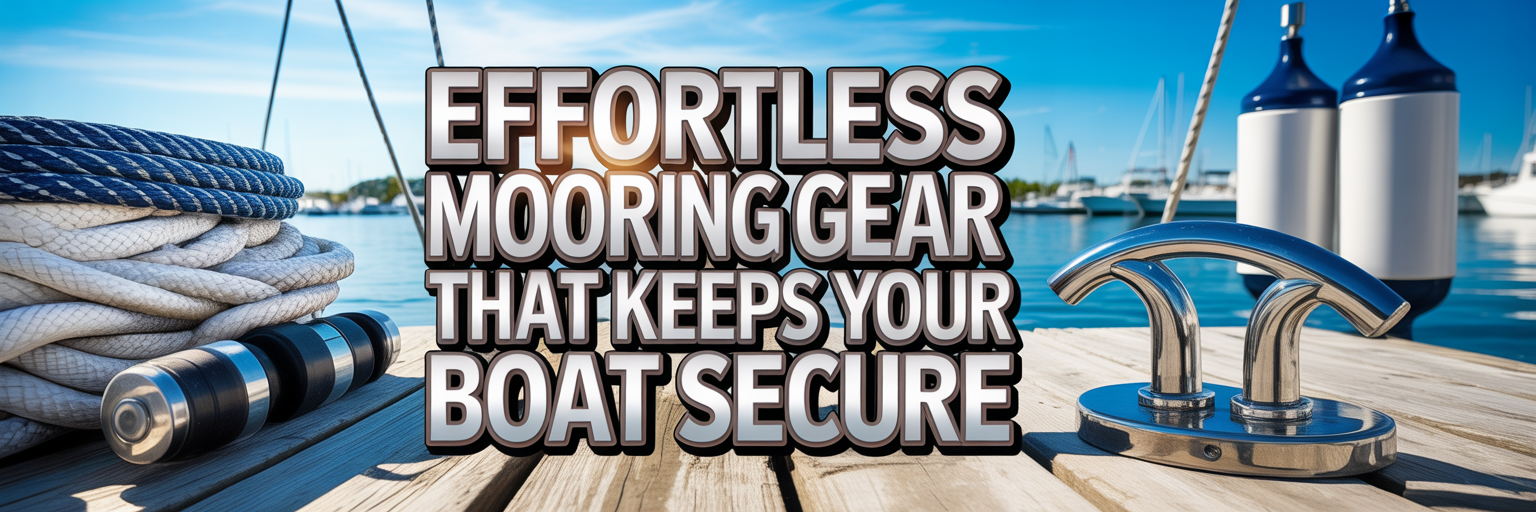 No More Stress: Mooring Gear That Keeps Your Boat Secure