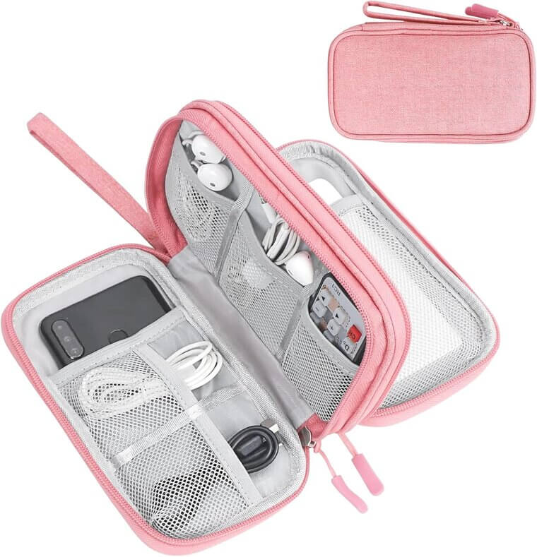 FYY Electronic Organizer - Waterproof Travel Tech Pouch, Perfect for Cables and Gadgets - 36% Off!
