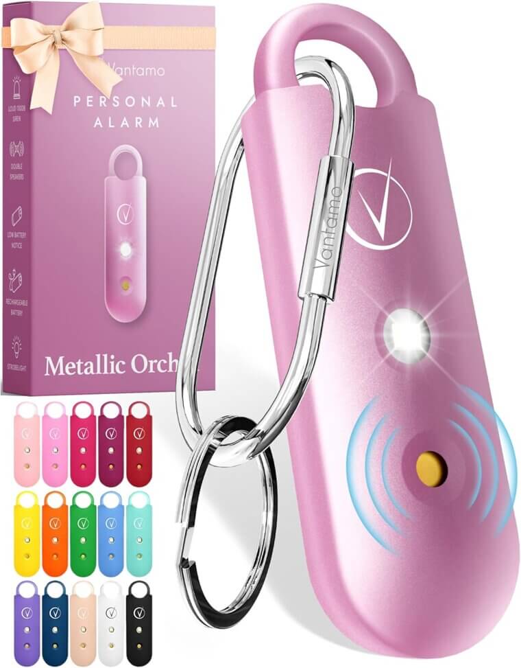 Vantamo Alarm - Loud, Rechargeable, and Reliable Safety Keychain - Now 10% Off!