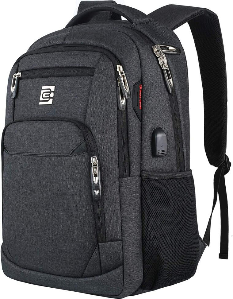 Slim Laptop Backpack with USB & Anti-Theft Features - Perfect for Travel - Enjoy 15% Off!