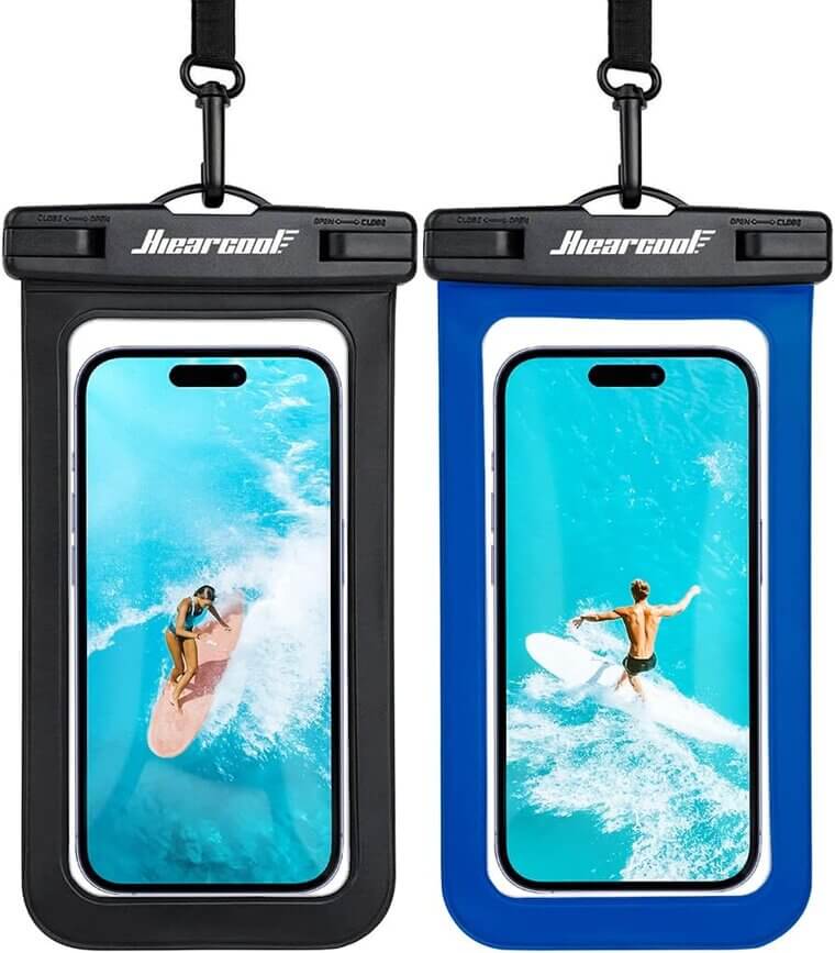 Hiearcool Waterproof Pouch - Keep Your Phone Safe & Dry - Don’t Miss the 20% Discount!