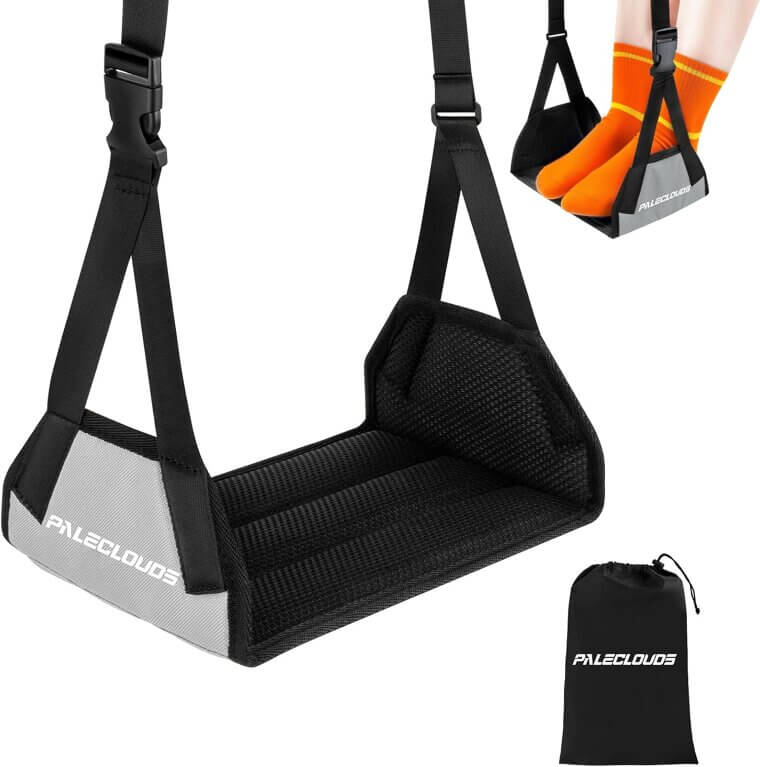 Foot Hammock Travel: Ultimate Comfort for Long Flights - Now 28% Off!
