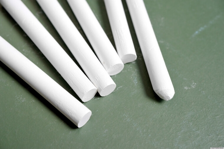 Elimina las manchas de grasa con tiza