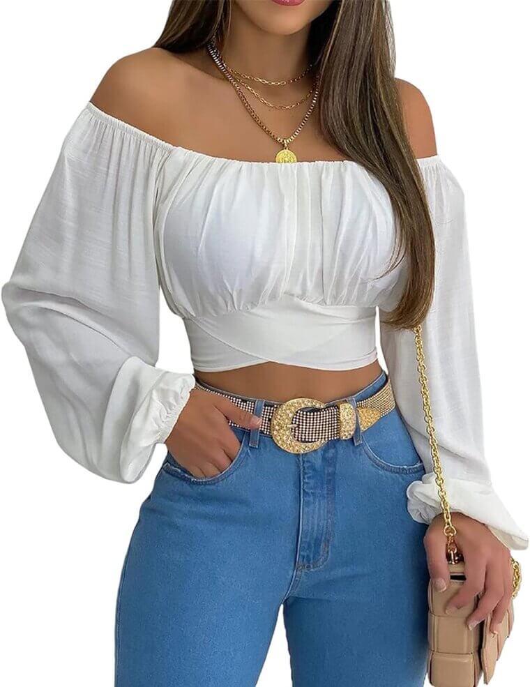 MIRACMODA Off Shoulder Top - Stylish and Comfortable for Any Occasion - Now 5% Off!