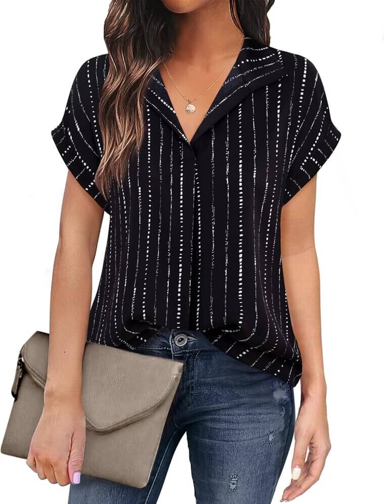 Chic Chiffon Blouse - Perfect for Office to Night Out