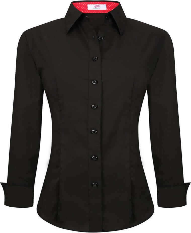 Esabel.C Women's Blouse - Perfect Stretch for Work and Play - Enjoy 18% Off!