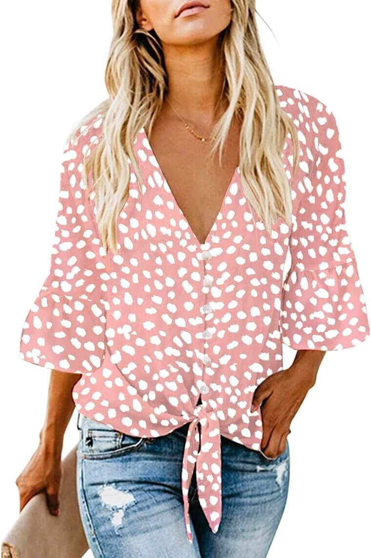 Kancystore Chiffon Blouse - Perfect for Any Occasion
