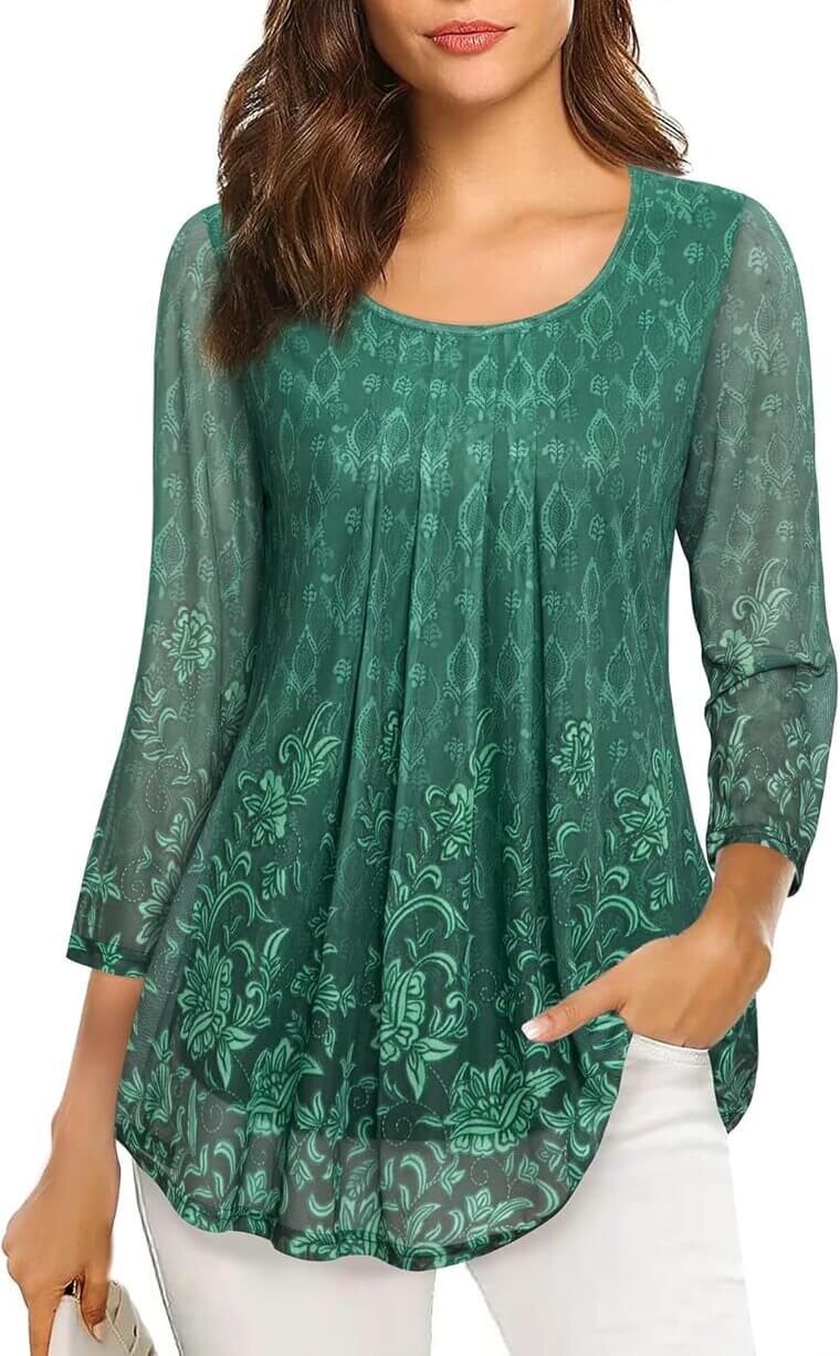 VALOLIA Floral Tunic - Perfect for Summer Parties!