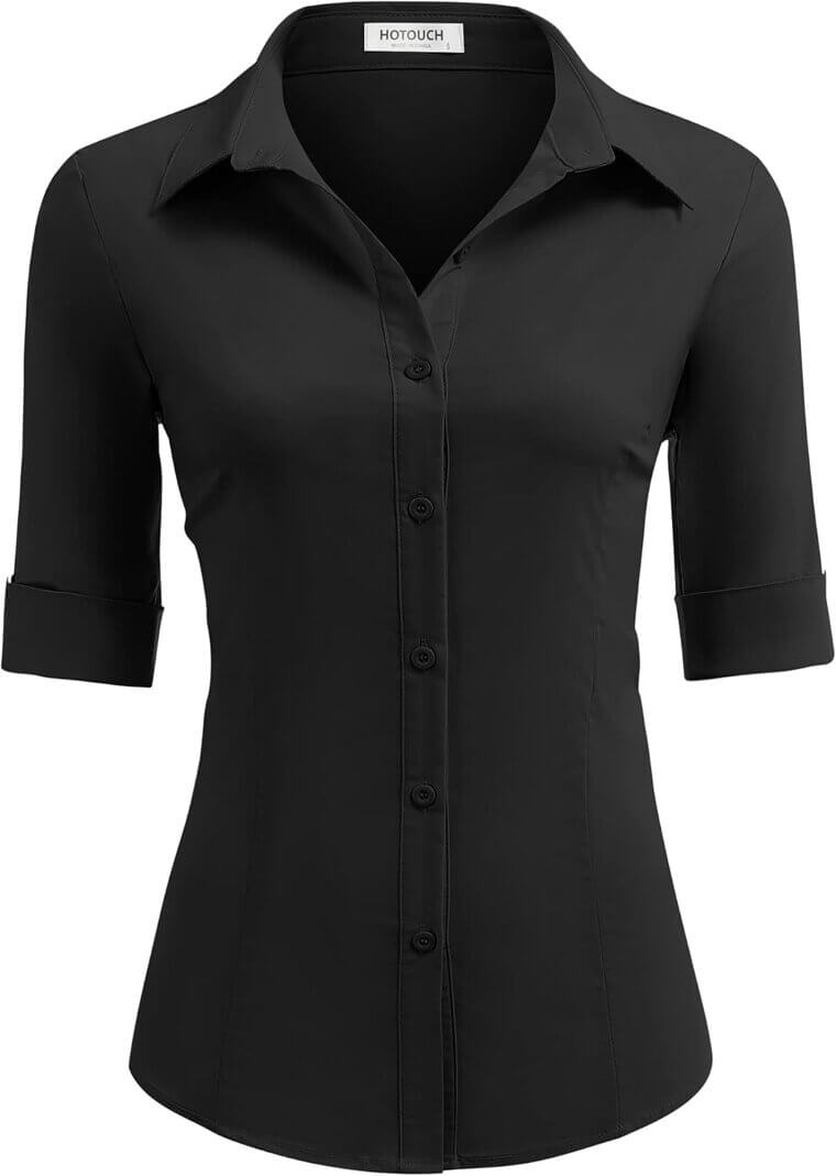 HOTOUCH Women's Shirt - Perfect for Work & Casual Wear - Now 15% Off!