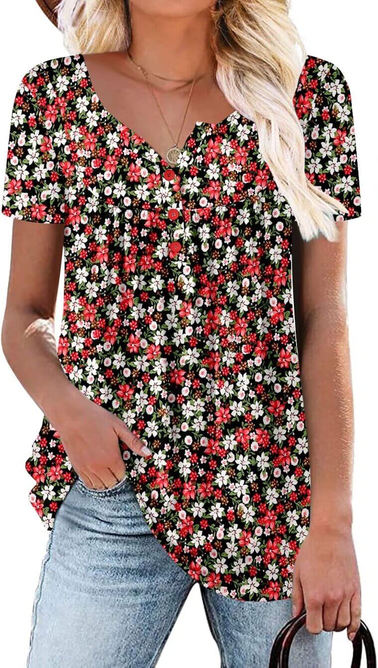 Roselinlin Floral Tops - Perfect for Summer Style and Comfort