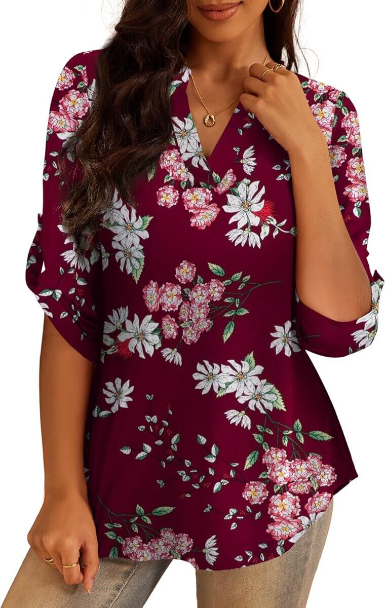 Jesdani Plus Size Blouses - Stylish Comfort for Every Season - Now 5% Off!