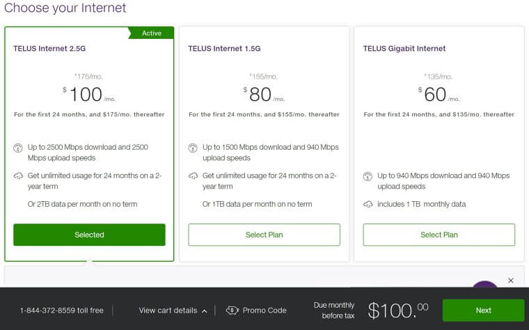 Oversized Internet Plan & Equipment Fees