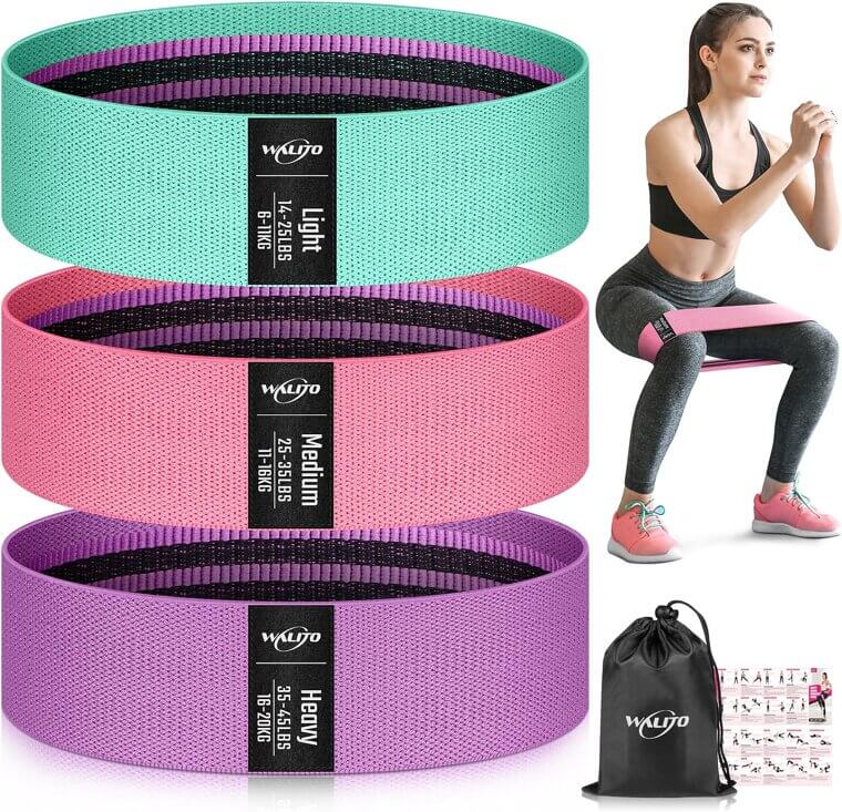 WALITO Resistance Bands for Fitness Enthusiasts - Durable and Non-Slip - Don’t Miss the 22% Discount!