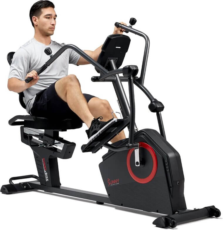Sunny Recumbent Cross Trainer - Perfect Home Workout Solution - Now 26% Off!