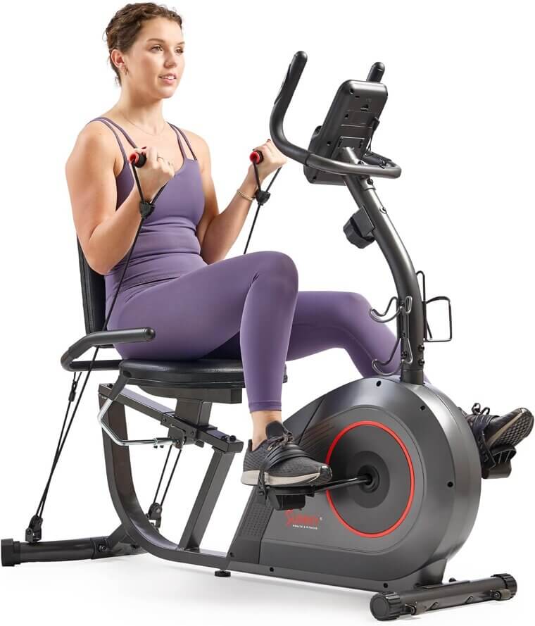 Sunny Recumbent Bike - Perfect for Home Fitness & Seniors - Now 15% Off!