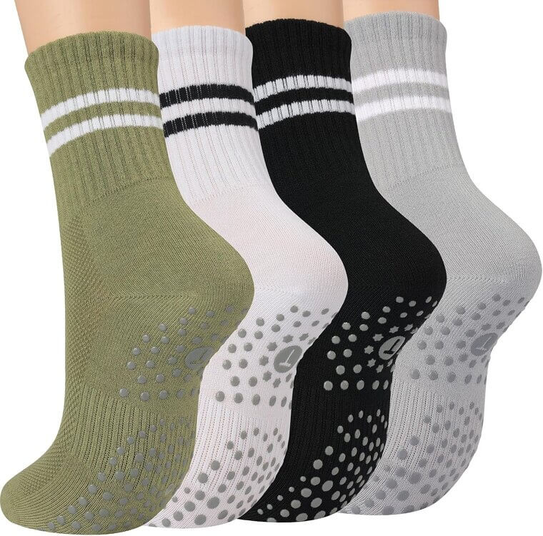 Toes Home Pilates Socks - Non Slip Comfort for Yoga & Barre - 12% Off!