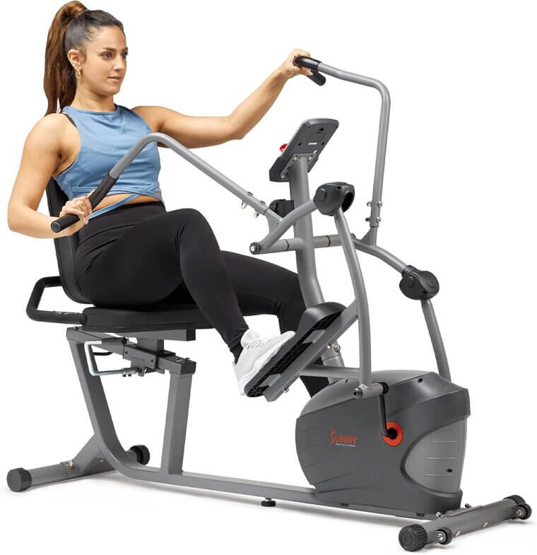 Sunny Recumbent Bike - Full-Body Home Workout Machine - 25% Off!