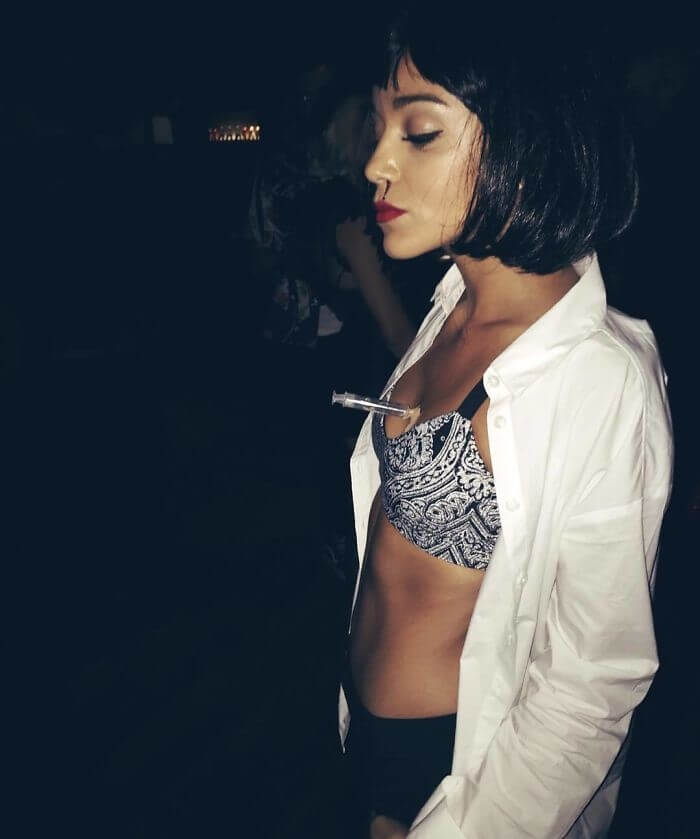 Ashley Madekwe Perfectly Recreates Mia Wallace From Pulp Fiction