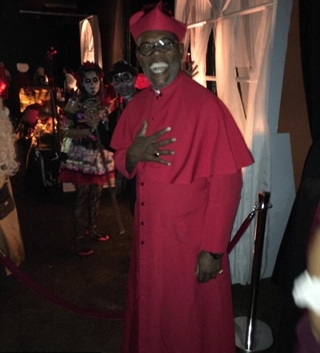 Samuel L. Jackson Dons Cardinal Robes