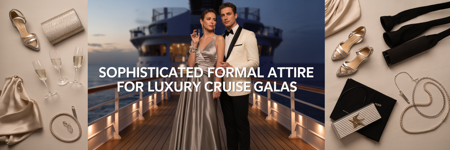 Sophisticated Formal Attire for Luxury Cruise Galas
