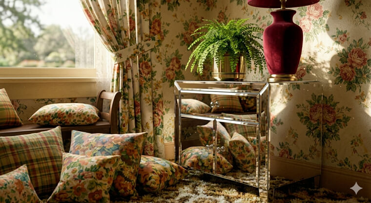 Mirrored Furniture: Reflecting the Glamour