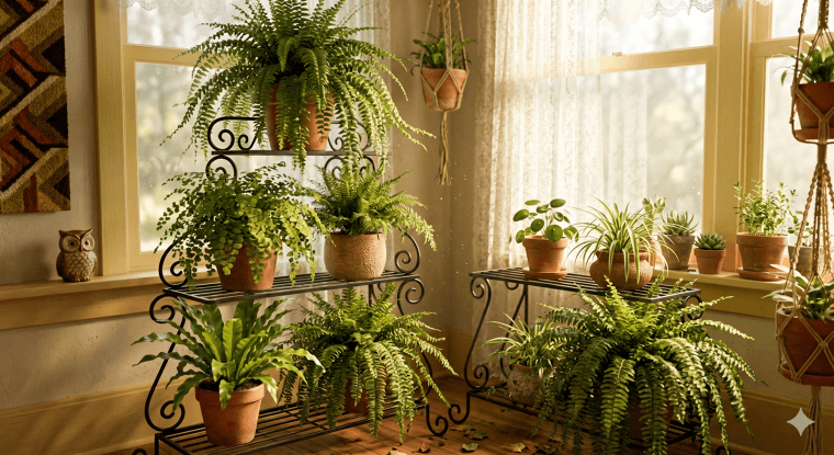 Tiered Plant Stands: The Indoor Jungle Revival