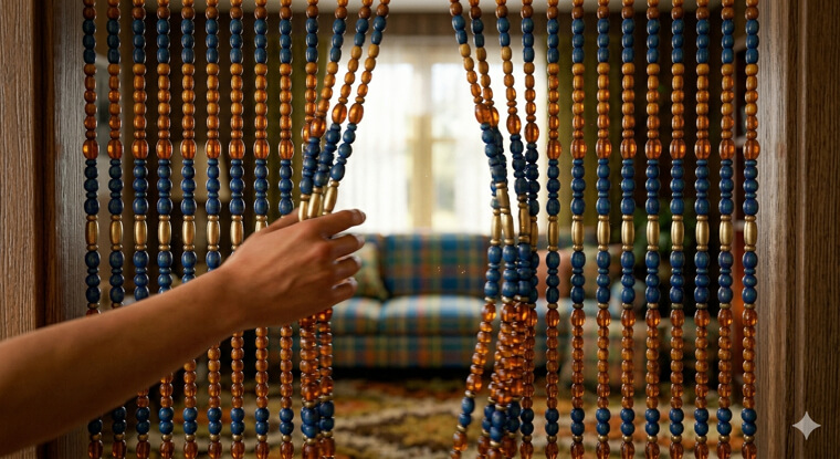Beaded Curtains: A Playful Partition