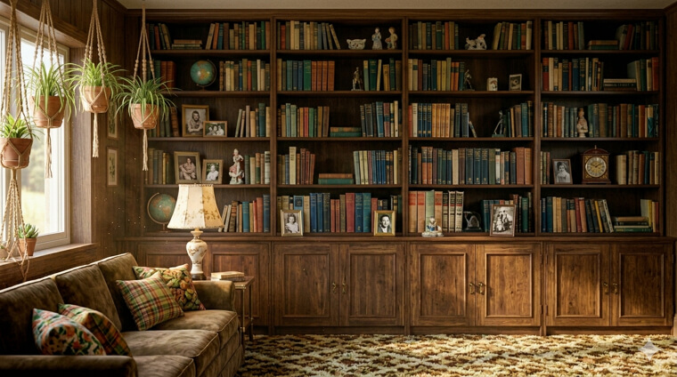 Built-In Bookcases: The Cozy Library Look