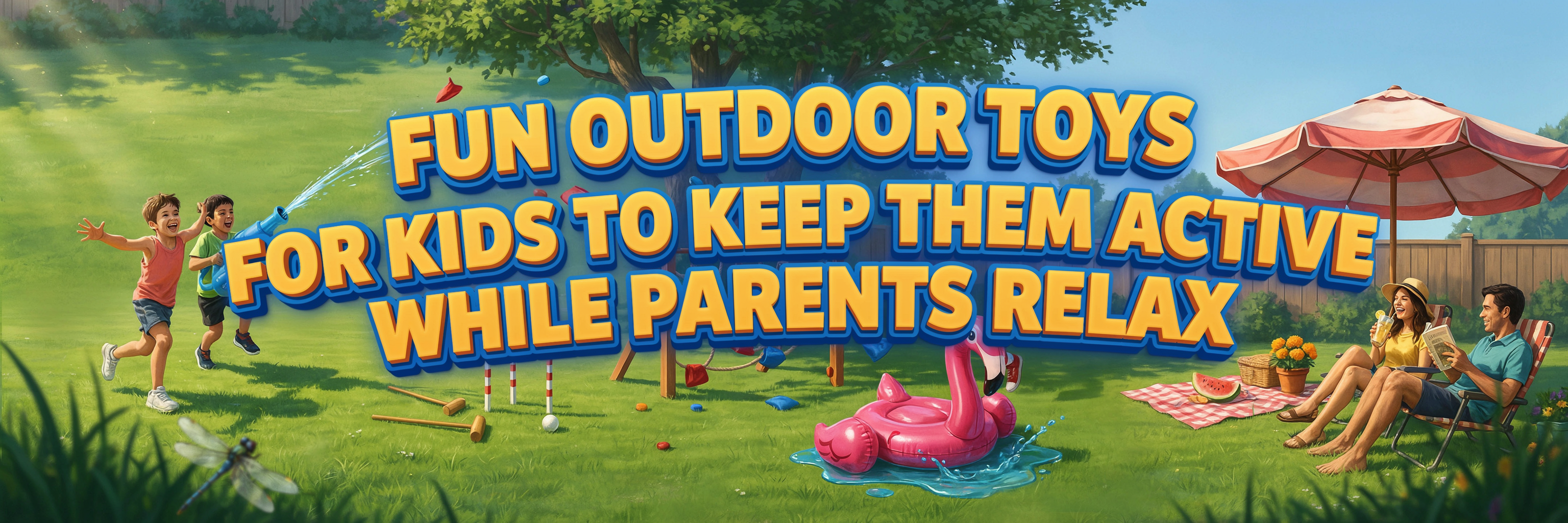 Fun Outdoor Toys for Kids to Keep Them Active While Parents Relax