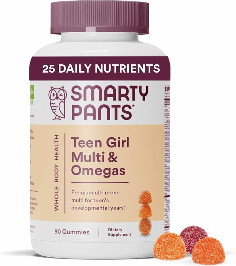 Boost Her Health With SmartyPants Teen Multivitamin Gummies 